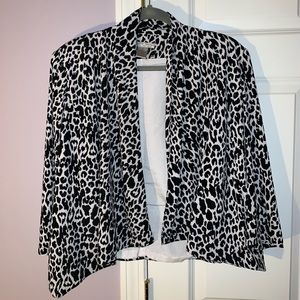 Leopard print Alberto Malaki blazer